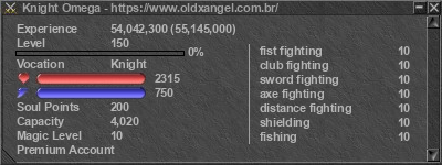 Signature for player Knight Omega